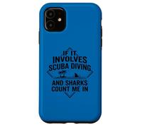 Carcasa para iPhone 11 Si implica Buceo y Tiburones Cuenta Conmigo | Shark Diving