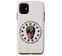 Carcasa para iPhone 11 Si Vis Pacem Parabellum Betsy Ross USA Flag Skull Patriotic