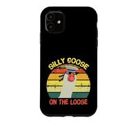 Carcasa para iPhone 11 Silly Goose On The Loose Funny Saying Vintage
