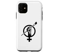 Carcasa para iPhone 11 Símbolo de Movimiento de Arte Feminista - Puño de empoderamiento de Artista Mujer