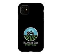 Carcasa para iPhone 11 Simulador agrícola Virtual Farmer Pixel Farm Core Gardening
