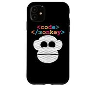 Carcasa para iPhone 11 Sintaxis de Datos del desarrollador de Code Monkey