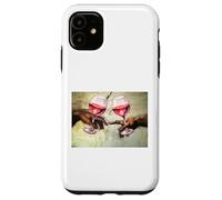 Carcasa para iPhone 11 Sistine Chapel Copa DE Vino Divertido Renacimiento Michelangelo