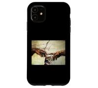 Carcasa para iPhone 11 Sistine Chapel Copa DE Vino Divertido Renacimiento Michelangelo