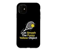 Carcasa para iPhone 11 Smash The Yellow Object Jugador de Tenis