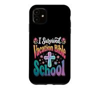 Carcasa para iPhone 11 Sobreviví a la Escuela bíblica de Vacaciones