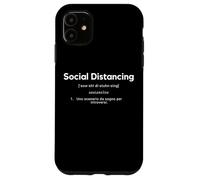 Carcasa para iPhone 11 Social Distancing Uno Scenario Da Sogno per Introversi