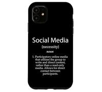 Carcasa para iPhone 11 Social Media Definition Social Media Influencer Marketing