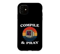 Carcasa para iPhone 11 Software Developer Compile & Pray Retro Coder