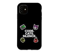 Carcasa para iPhone 11 Software Engineer Introvert Code Cats Silence