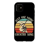 Carcasa para iPhone 11 Solo una canción Country más Amante de la música Country Occidental