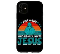 Carcasa para iPhone 11 Solo una Chica Que Realmente ama a Jesús