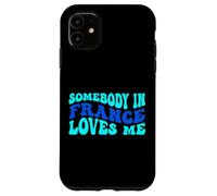 Carcasa para iPhone 11 Somebody in France Loves Me Modern Boho Vibe