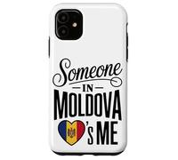 Carcasa para iPhone 11 Someone In Moldova Loves Me Moldovan Heart Flag