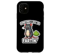 Carcasa para iPhone 11 Sometimes I Just Be Fartin Slob Rat Pedos Ratón Pedo Divertido