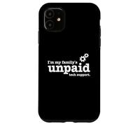 Carcasa para iPhone 11 Soporte técnico no pagado de I'm My Family Funny Mens