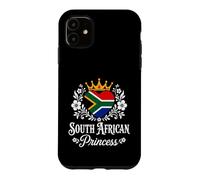 Carcasa para iPhone 11 South African Princess South Africa Flag South African Girl