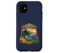 Carcasa para iPhone 11 Souvenir de la Isla del Pacífico Sur del Parque Nacional Sam