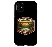 Carcasa para iPhone 11 Souvenir del Parque Nacional New River Gorge Visitante de Virginia Occidental