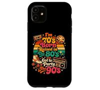 Carcasa para iPhone 11 Soy 70 nací Criado en los 80 y FUI de Fiesta en los 90