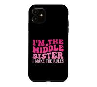 Carcasa para iPhone 11 Soy la Hermana del Medio I Make The Rules Funny Sister