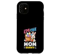 Carcasa para iPhone 11 Soy la mamá Conejito Caza Huevos Familia Pascua a Juego