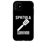 Carcasa para iPhone 11 Spatula SUPERVIVIENTE Divertida Madre Familia Retro Infancia