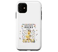 Carcasa para iPhone 11 Special Needs Mom Autism Caregivers Cute Mama Duck