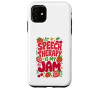 Carcasa para iPhone 11 Speech Therapy is My Jam Boho Floral SLP Speech Therapist