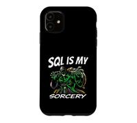 Carcasa para iPhone 11 SQL Developer Sorcery Funny Database Admin Programmer