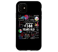 Carcasa para iPhone 11 Square Root of 144 12th Birthday 12 Year Old Math Nerd