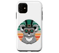 Carcasa para iPhone 11 St Patricks Day Koala Shamrock Hat Retro