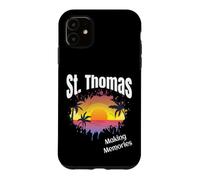 Carcasa para iPhone 11 St Thomas Making Memories Matching Familia Vacaciones Playa