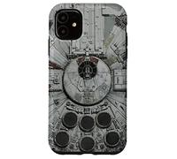 Carcasa para iPhone 11 Star Wars Millennium Falcon Close Up Gris