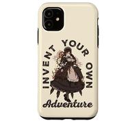 Carcasa para iPhone 11 Steampunk Inventa tu Propia Aventura Steampunk Anime Girl