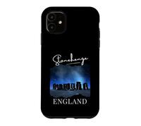 Carcasa para iPhone 11 Stonehenge by Night Tourist Travel Souvenir Gran Bretaña Reino Unido
