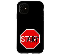 Carcasa para iPhone 11 Stop Start Graffiti Design Statement Motivation Gym