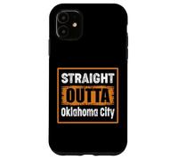 Carcasa para iPhone 11 Straight Outta Oklahoma City, Oklahoma, EE. UU., Retro Envejecido