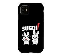 Carcasa para iPhone 11 Sugoi! Funny Chibi Anime Bunny Kawaii Manga Comedia