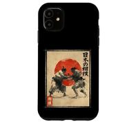 Carcasa para iPhone 11 Sumo Wrestler Ukiyo-e Edo Vintage Lucha Libre Japonesa