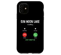 Carcasa para iPhone 11 Sun Moon Lake está Llamando y Debo IR a Taiwán Viajando