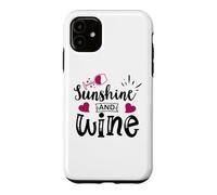 Carcasa para iPhone 11 Sunshine & Wine Book Club Merch,Read Between The Wines Women