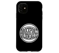 Carcasa para iPhone 11 SUNY Brockport Golden Eagles Retro Basketball Classic