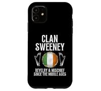 Carcasa para iPhone 11 Sweeney Apellido Irlandés Apellido Heráldico Celta Clan