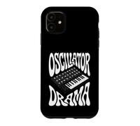 Carcasa para iPhone 11 Synthesizer Oscillator Drama Retro Analog Keyboard Synth