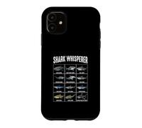 Carcasa para iPhone 11 Tabla de identificación de Especies de Tiburones susurradores de Tiburones