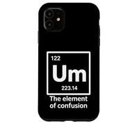 Carcasa para iPhone 11 Tabla periódica de química Divertida Um Science Nerd Broma
