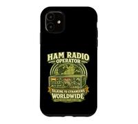 Carcasa para iPhone 11 Talking To Strangers Worldwide Funny Ham Radio Operator