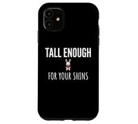 Carcasa para iPhone 11 Tall Enough for Your Shins Cute Bunny Rabbit Boxing