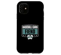 Carcasa para iPhone 11 Tarjeta de béisbol Fiend Cool Baseball Fan Coleccionista de Tarjetas coleccionables